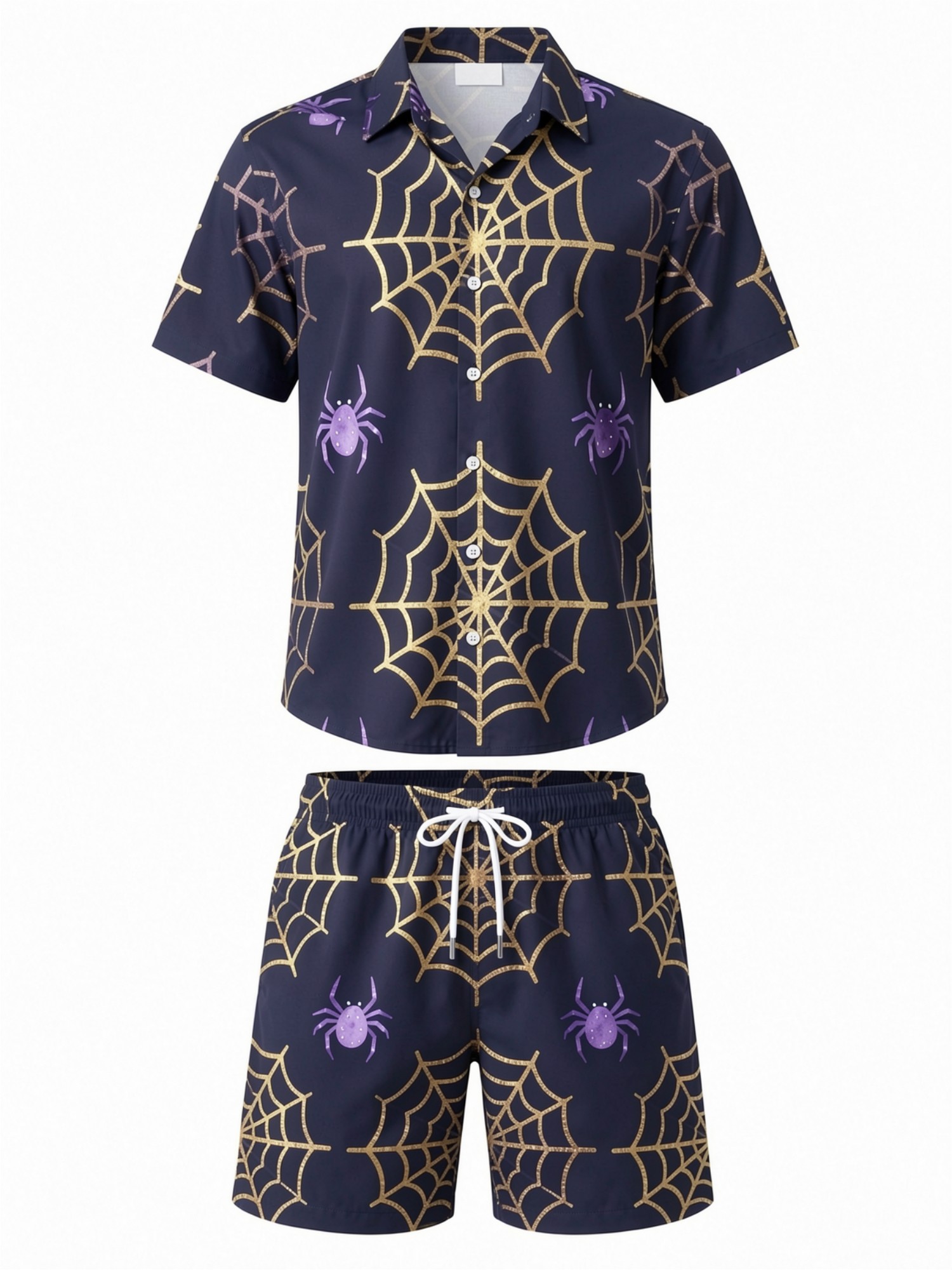 طقم قميص بولو رجالي صيفي بأكما - مراجعة Resort Shirt Floral وسعره