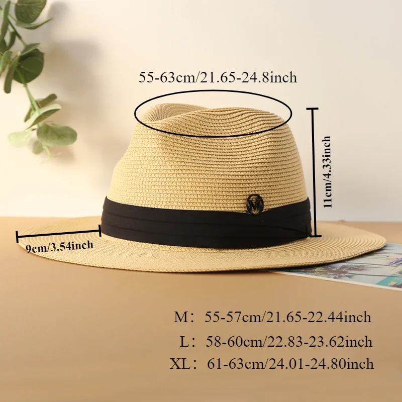 قبعة قش باناما كبيرة الحجم XL  - مراجعة Bucket Hat Straw وسعره