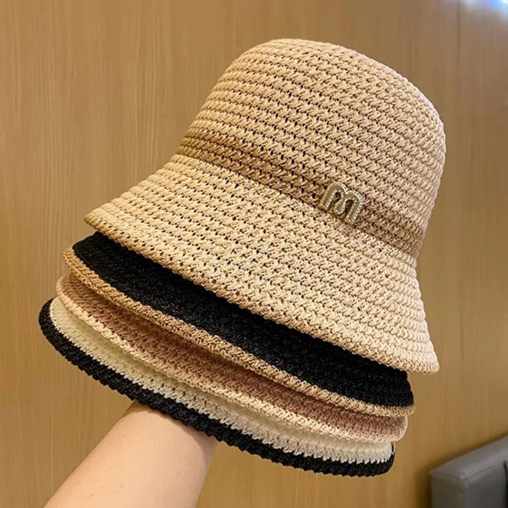 أزياء أنيقة القوس صياد قبعة ال - مراجعة Bucket Hat Straw وسعره