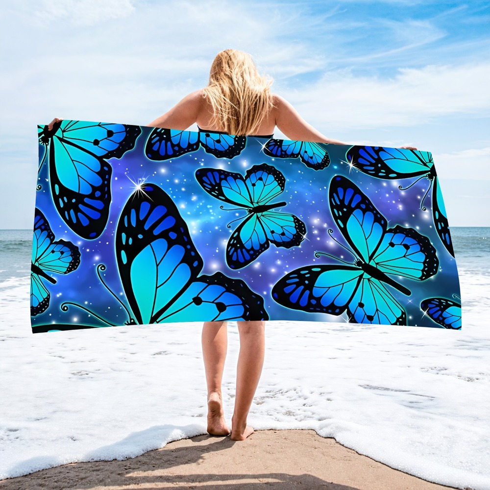بطانية شاطئ كبيرة الحجم من الأ - مراجعة Beach Towel Large وسعره