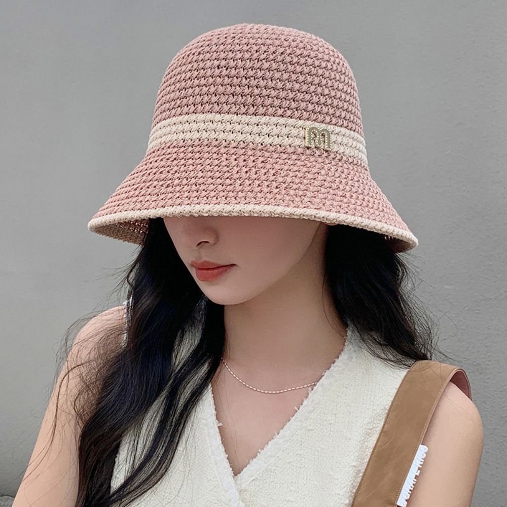 أنيقة القوس صياد قبعة طوي واسع - مراجعة Bucket Hat Straw وسعره