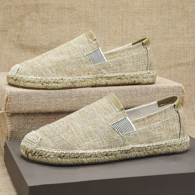 2025New الرجال الكتان حذاء كاج - مراجعة Espadrille Slip On وسعره