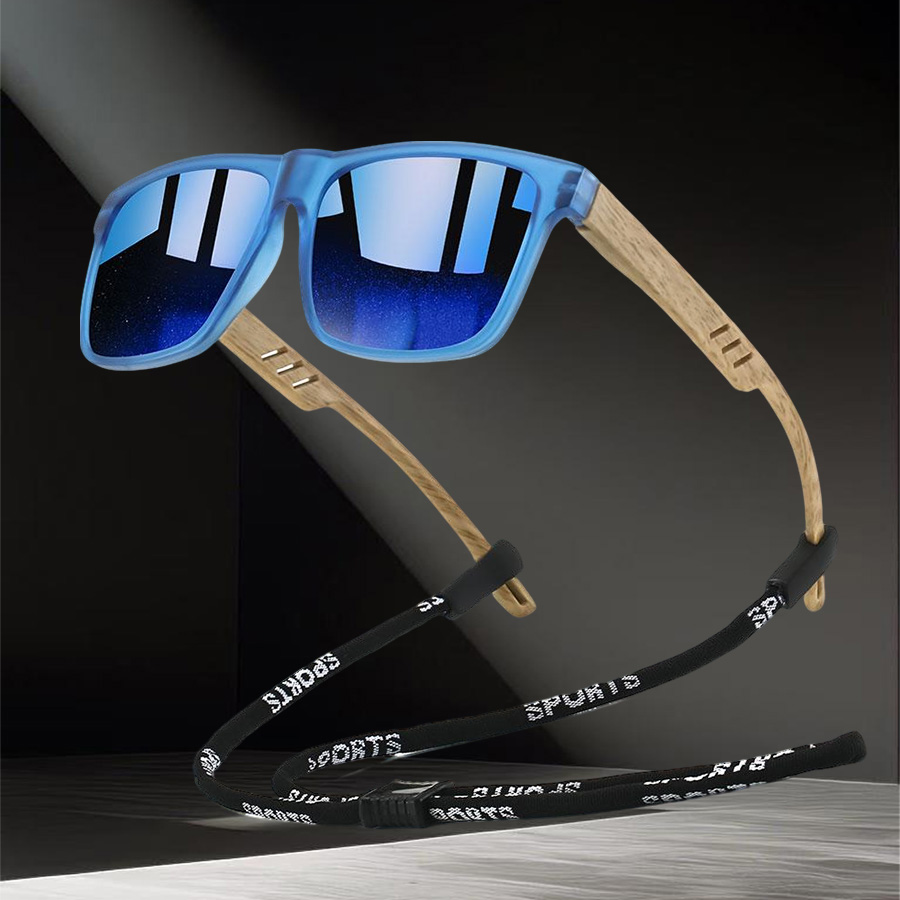 نظارات شمسية مربعة أنيقة مع سل - مراجعة Sunglass Retainer Cord وسعره