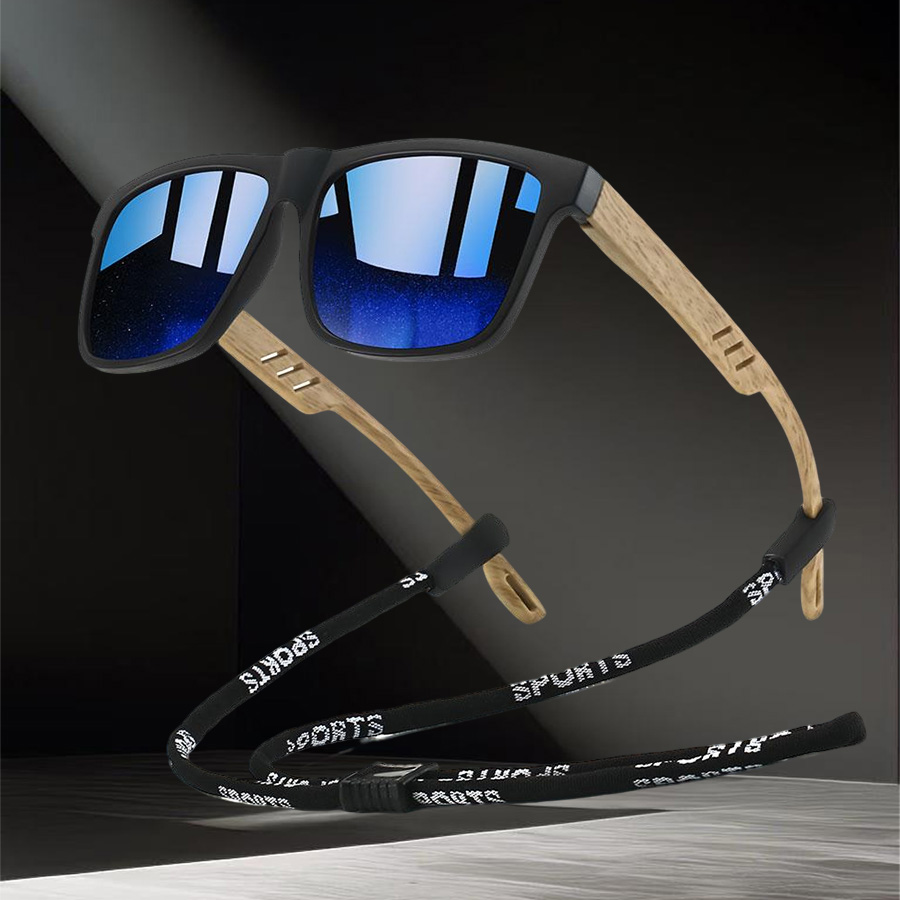 نظارات شمسية مربعة أنيقة مع سل - مراجعة Sunglass Retainer Cord وسعره