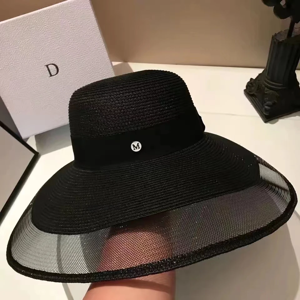 قبعة شمس نسائية من القش قابلة  - مراجعة Bucket Hat Straw وسعره
