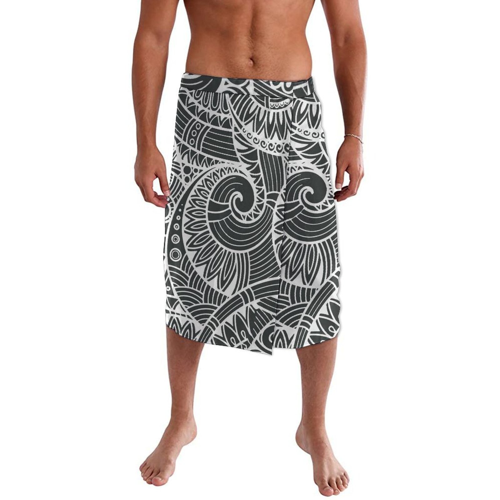 فستان رجالي ملفوف للشاطئ من ها - مراجعة Sarong Men Wrap وسعره