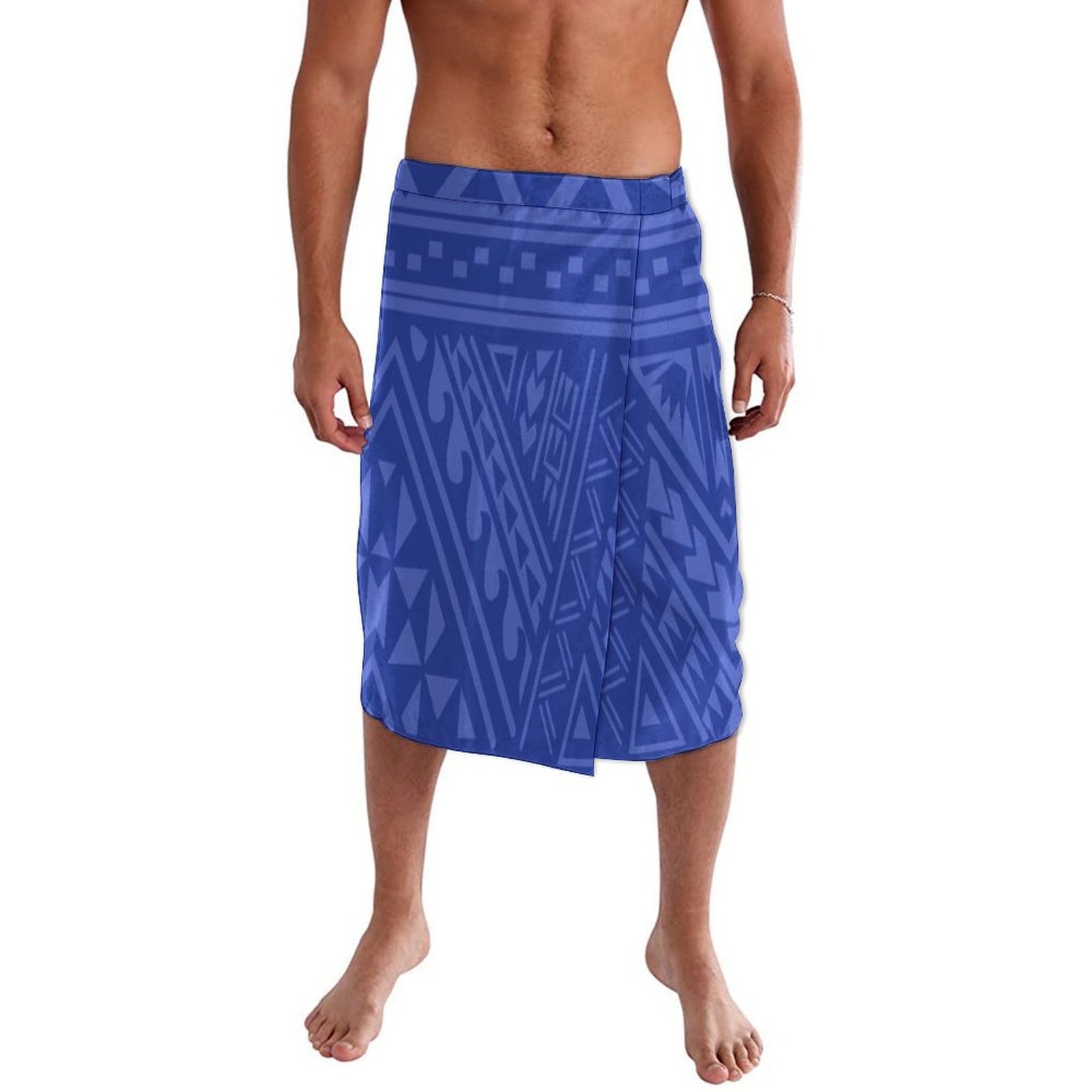 تنورة رجالية مخصصة ناعمة زرقاء - مراجعة Sarong Men Wrap وسعره