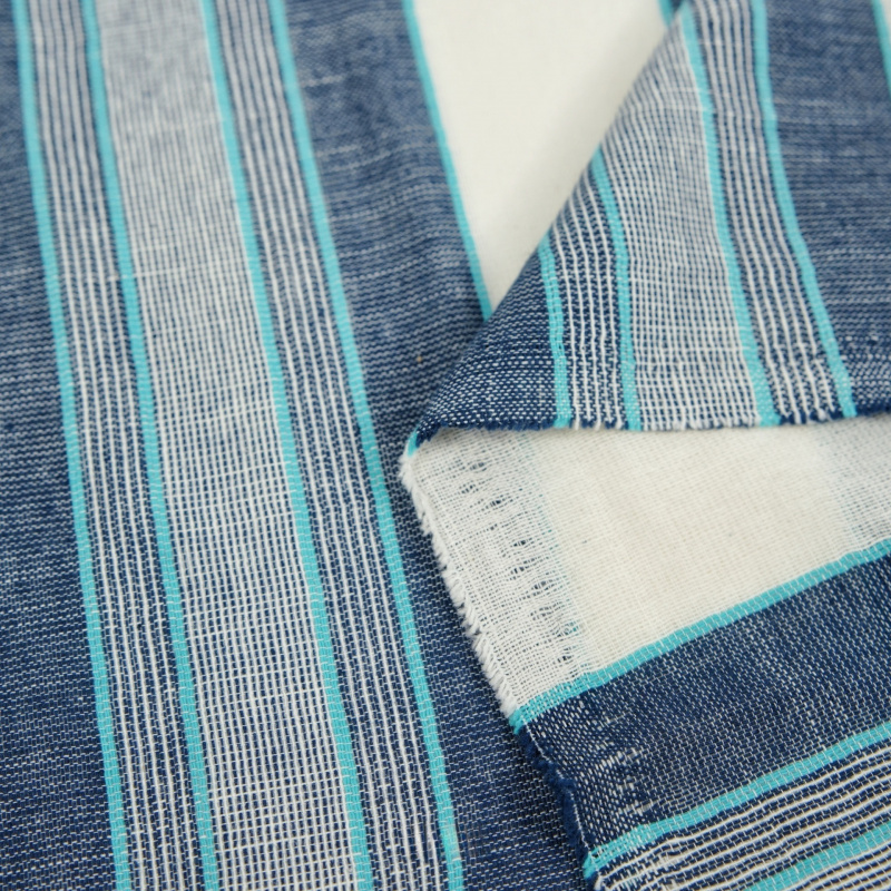 قطعتان من قماش قطني كتان مخطط  - مراجعة Linen Shirt Breathable وسعره